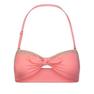 Lemlem Size small Lena bikini top coral